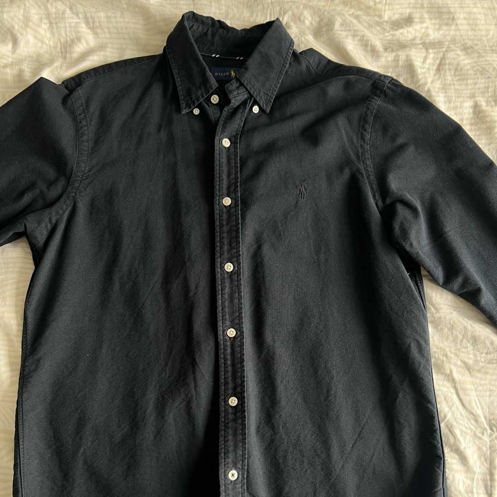 Ralph Lauren Men's Dark Button-Down Shirt